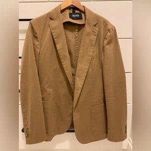 Hugo Boss tan blazer jacket